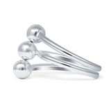 Three Ball Layered Ring