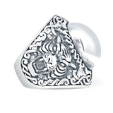 Oxidized Tiger Ring