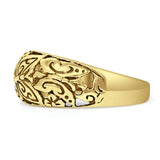 Oxidized Butterfly Ring