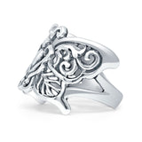 Filigree Butterfly Rings