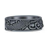 Oxidized Dragon Ring