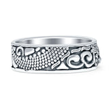 Oxidized Dragon Ring