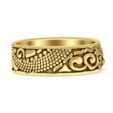 Oxidized Dragon Ring