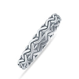 Ocean Wave Thin Band Ring