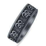 Om Wrist Band Mantra Ring