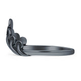 Oxidized Chevron Ring