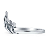 Oxidized Chevron Ring
