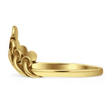 Oxidized Chevron Ring
