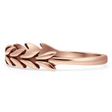 Oxidized Leaf Ring