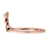 Heart Dragonfly Ring