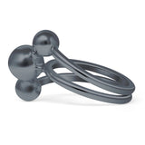 Three Ball Layered Ring