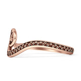  Oxidized Tentacle Octopus Ring