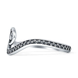  Oxidized Tentacle Octopus Ring