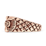 Oxidized Owl Ring