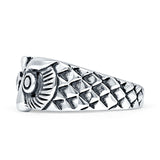  Oxidized Owl Ring