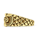  Oxidized Owl Ring