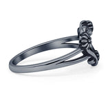 Flower & Heart Ring