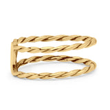 Twisted Rope Ring