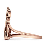 Oxidized Giraffes Ring