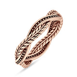 Twisted Leaf Vine Ring