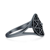 Split Shank Star Ring