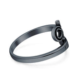 Ankh & Lotus Flower Ring