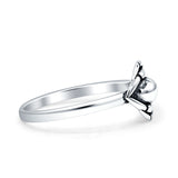 Oxidized Spider Ring