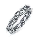 Twisted Rope Ring