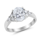 Vintage Style Oval Natural Stone Ring 