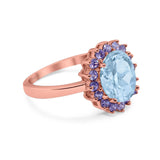 Art Deco Oval Natural Stone Ring