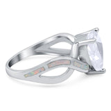 Pear Teardrop Natural Stone Infinity Ring