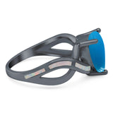 Pear Teardrop Natural Stone Infinity Ring