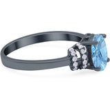 Art Deco Oval Natural Stone Wedding Ring