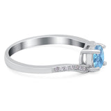 Round Natural Stone Art Deco Ring