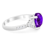 Art Deco Oval Natural Stone Ring