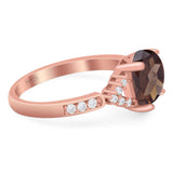 Art Deco Oval Natural Stone Ring