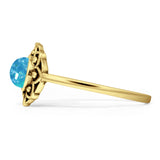 Lotus Flower Mandala Ring