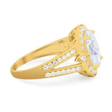 Art Deco Oval Natural Stone Ring