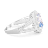Art Deco Oval Natural Stone Ring