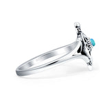 Oxidized Turtle Ring