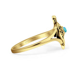 Oxidized Turtle Ring