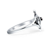 Oxidized Turtle Ring