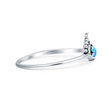 Oxidized Beaded Bali Ring