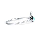 Oxidized Beaded Bali Ring