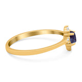 Minimalist Round Natural Stone Ring