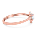 Minimalist Round Natural Stone Ring
