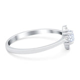 Minimalist Round Natural Stone Ring