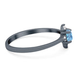 Minimalist Round Natural Stone Ring