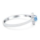 Minimalist Round Natural Stone Ring