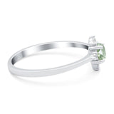 Minimalist Round Natural Stone Ring